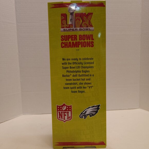 Barbie Signature Super Bowl LIX Philadelphia Eagles Doll Teen Skipper Sculpt NIB - Picture 8 of 16